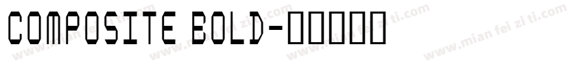 Composite Bold字体转换